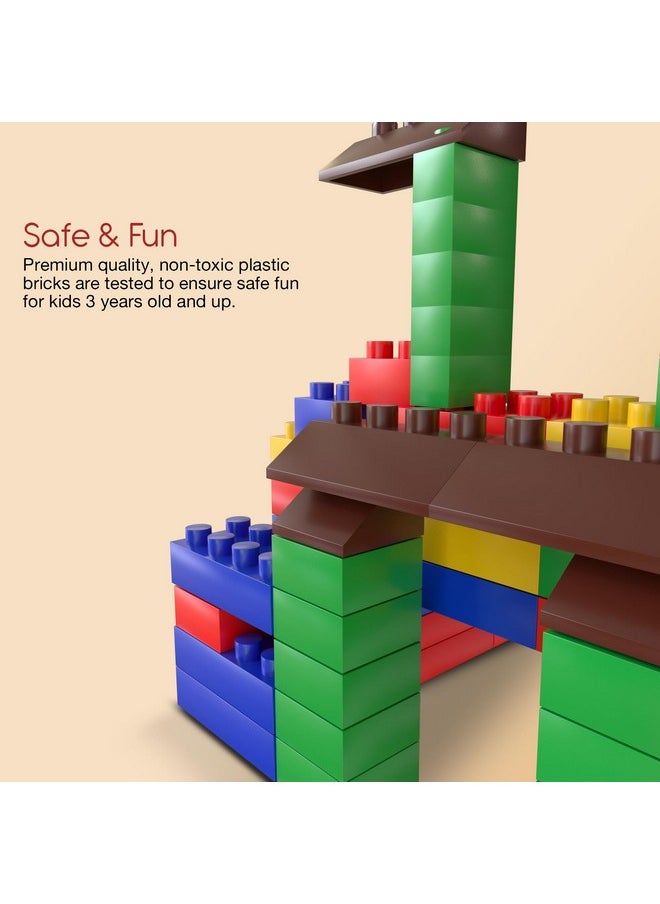 BAYBEE 1000 Pcs Bricks Building Blocks for Kids | Creative Building Construction Learning Educational Toys for Children | Puzzle Block Games Toy | DIY Building Block Toys for Kids Boy Girls