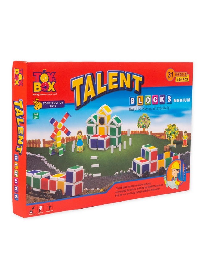 TOYZTREND Talent Blocks Medium Building Set for Kids of Creative and Artistic Minds