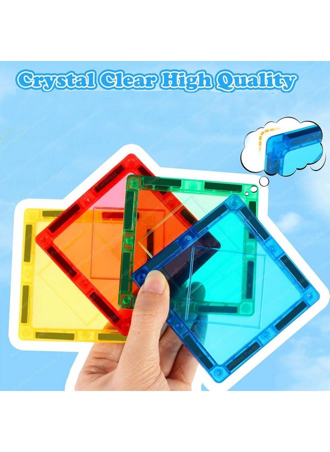FunBlast Magnetic Blocks for Kids, 26 Pcs Magnetic Tiles Assembling & Construction Toys for Kids, DIY Educational STEM Toy for 3+ Years Kids, Boys, Girls, Learning Toys & Games (Multicolor)
