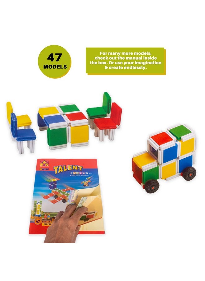 Toyztrend Talent Blocks Big Building Set for Kids of Creative and Artistic Minds