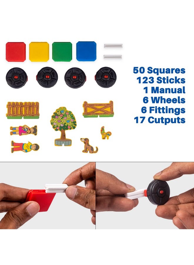 Toyztrend Talent Blocks Big Building Set for Kids of Creative and Artistic Minds