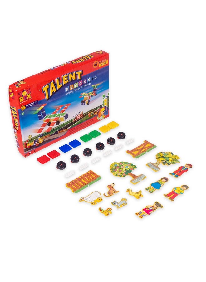 Toyztrend Talent Blocks Big Building Set for Kids of Creative and Artistic Minds