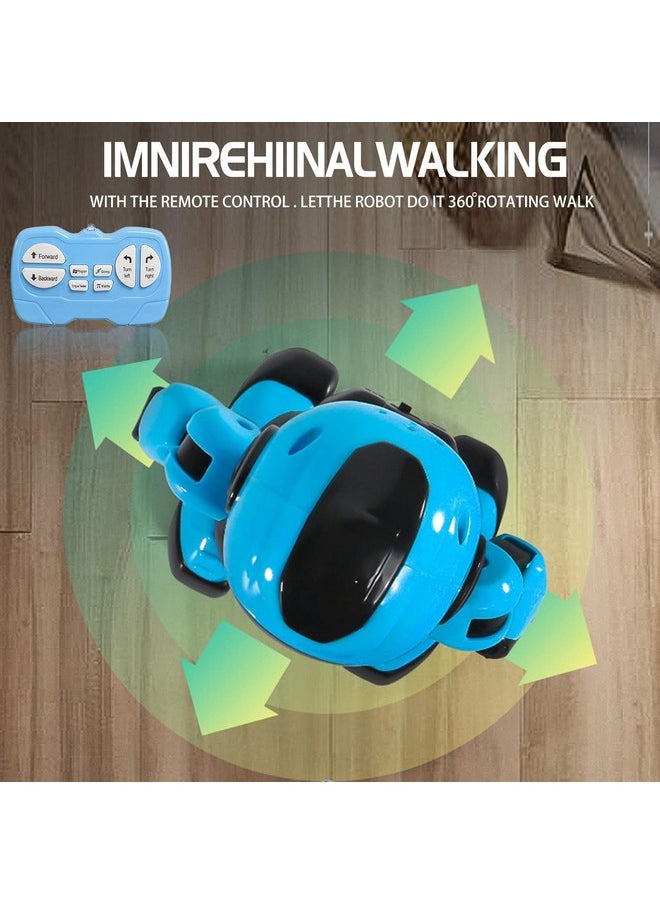 Jack Royal Remote Control Singing Dancing Musical Eduactional Intelligent Programmable Interactive Smart Robot Toy for Kids (Blue)