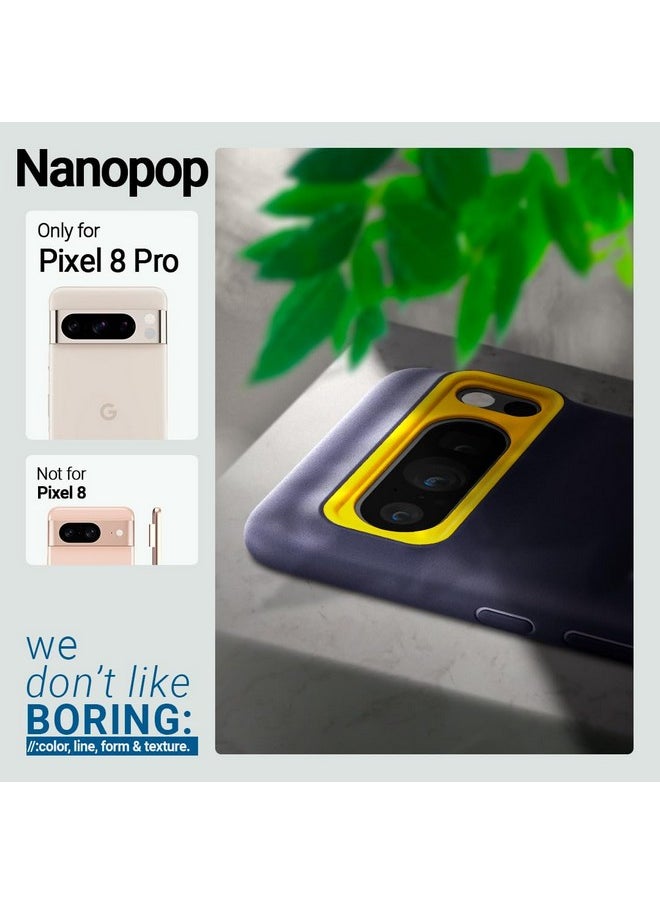 CASEOLOGY by Spigen Nano Pop Back Cover Case Compatible with Google Pixel 8 Pro, [Two Tone Colour], Google Pixel 8 Pro Case with Military Grade Drop Protection (TPU and PC | Blueberry Navy)