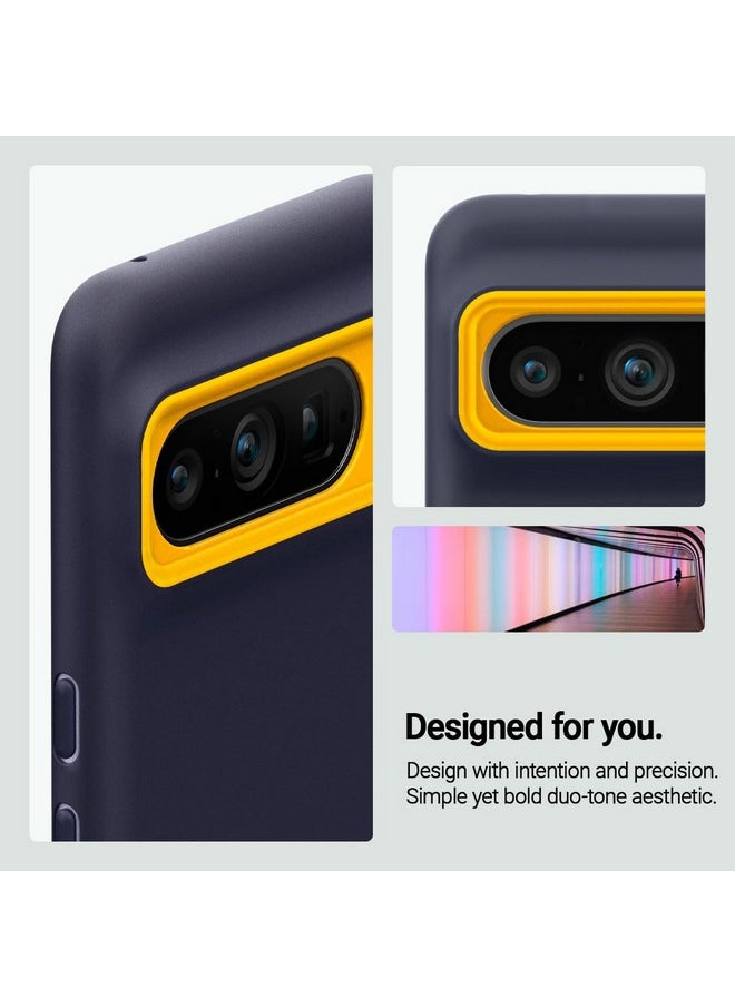 CASEOLOGY by Spigen Nano Pop Back Cover Case Compatible with Google Pixel 8 Pro, [Two Tone Colour], Google Pixel 8 Pro Case with Military Grade Drop Protection (TPU and PC | Blueberry Navy)