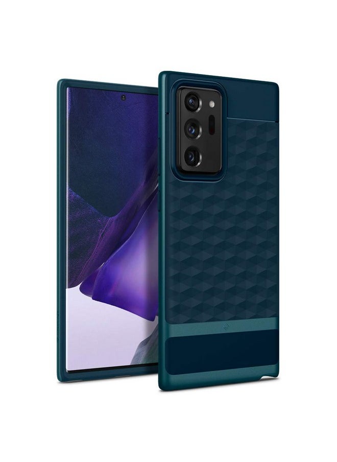 CASEOLOGY by Spigen Parallax Back Cover Case Compatible with Samsung Galaxy Note 20 Ultra (TPU and PC | Aqua Green)