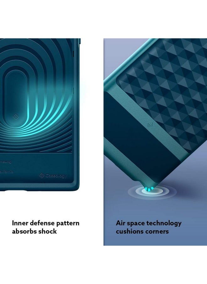 CASEOLOGY by Spigen Parallax Back Cover Case Compatible with Samsung Galaxy Note 20 Ultra (TPU and PC | Aqua Green)