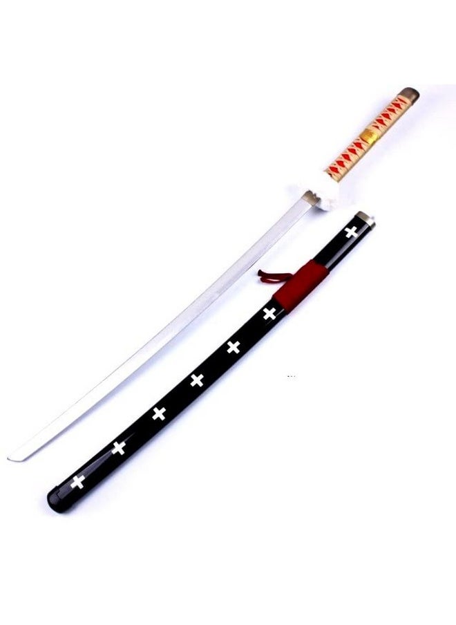 Trunkin All Ages Katana For Cosplay Life Size Replica Wooden Toy Anime Accessory Toy Collectible | Wooden Sword (Trafalgar D Law Kikoku)
