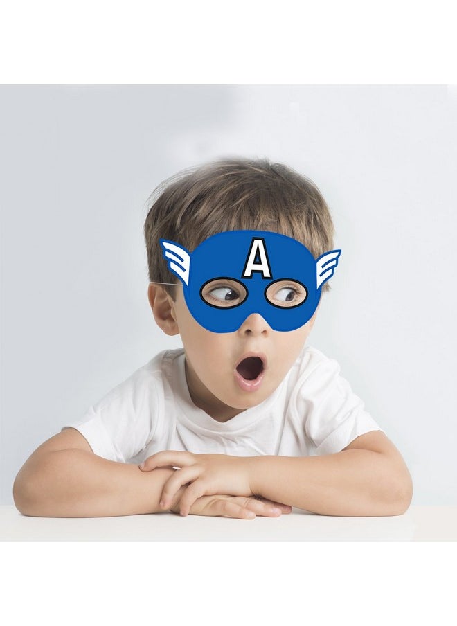 Party Propz Superhero Masks For Kids - 8pcs Superhero Theme Mask | Superhero Mask | Eye Mask | Superhero Mask For Kids | Party Mask For Kids Birthday | Mask Cut Out