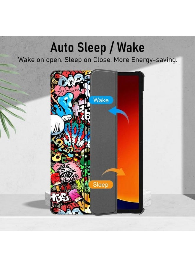 Robustrion Cover for Samsung Tab S9 Cover Case 11 inch, Flip Stand Back Case Cover for Samsung Galaxy Tab S9 Tablet Cover 11 inch [Supports Auto Sleep Wake] - Hippy