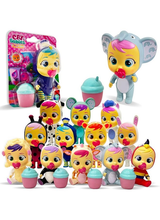 IMC Toys Cry Babies Magic Tears Doll for Girls Pretend Play Toys for Kids Above 3 Years Real Tears Cry Baby, Pack of 1 - Mixed Character