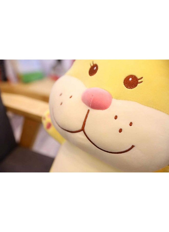 BESTIES Ball Soft Toy Stuffed Plush Ball & Baby Tiger Kids Birthday Gift 25 cm (1234) Baby Tiger Yellow Stuffed Soft Toy Plush for Kids Baby Boy Girl Birthday (54cm) (Ball + Yellow Baby Tiger)