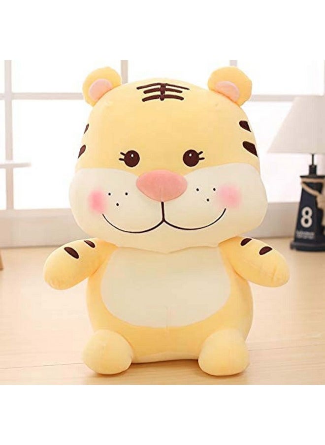 BESTIES Ball Soft Toy Stuffed Plush Ball & Baby Tiger Kids Birthday Gift 25 cm (1234) Baby Tiger Yellow Stuffed Soft Toy Plush for Kids Baby Boy Girl Birthday (54cm) (Ball + Yellow Baby Tiger)