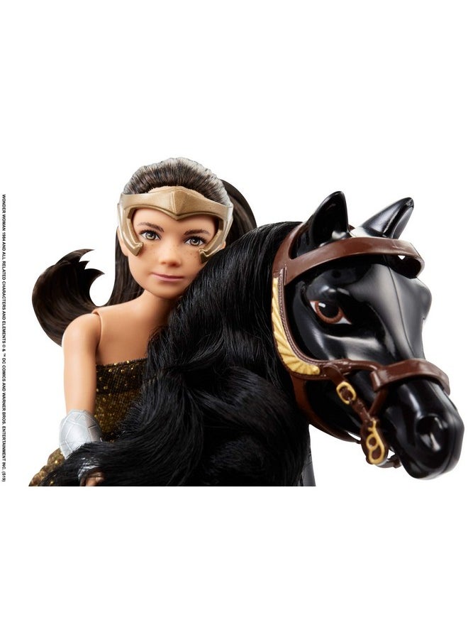 WONDER WOMAN 84 Young Diana Doll & Horse|Multicolor
