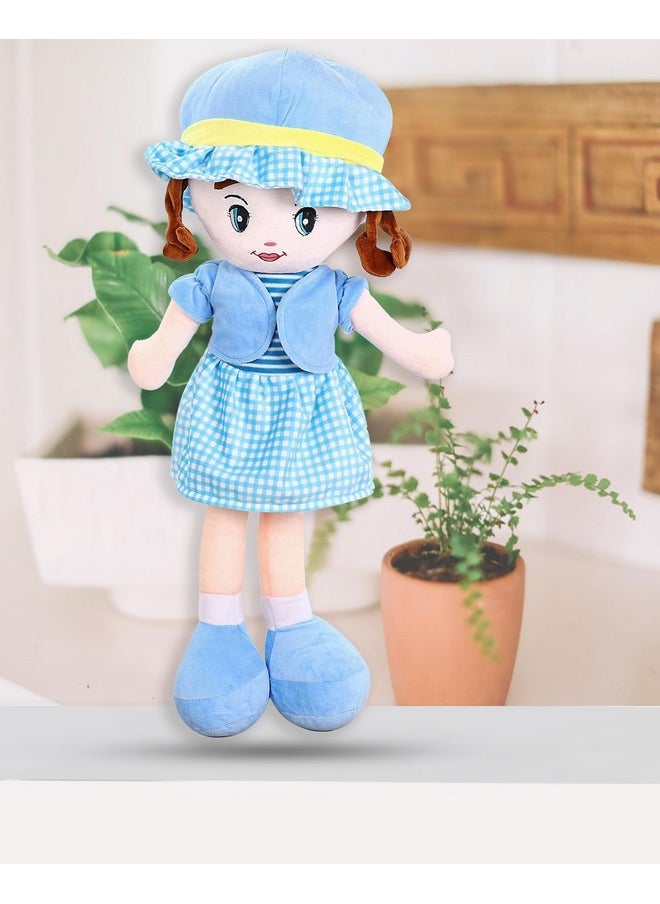 BESTIES Super Soft Stuffed Girl Winky Candy Doll (Winky Doll Sky Blue, 40 cm)