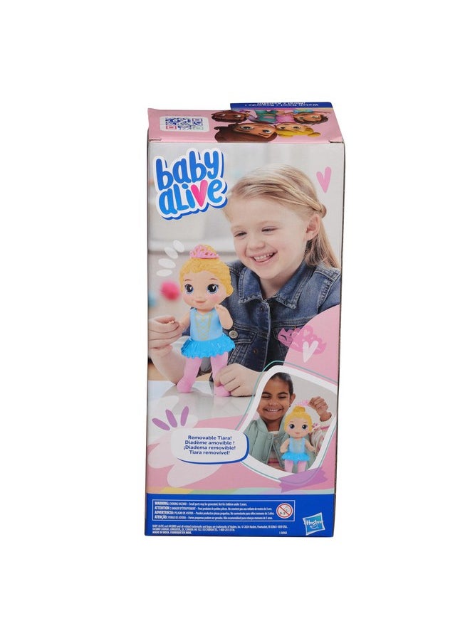 Baby Alive Princess Ballerina Blonde Hair Baby Doll, Toys for 3 Year Old Up, 10.25 Inches/26 Centimeters