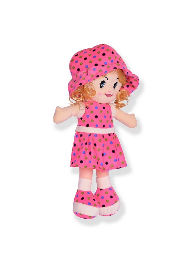 Glance Soft Cute Looking Beautiful Doll | Attractive Stuffed Toys | Grab Your Attention on Little Darling Doll (Pink Curly Doll, 80cm)