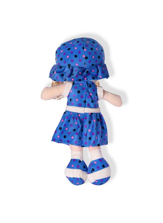 Besties Big Size Beautiful Looking Super Soft 100cm Stuffed Girl Curly Doll-Polyfill Washable Cuddly Soft Plush Toy-Helps to Learn Role Play-100% Safe for Kids (100cm, Blue)
