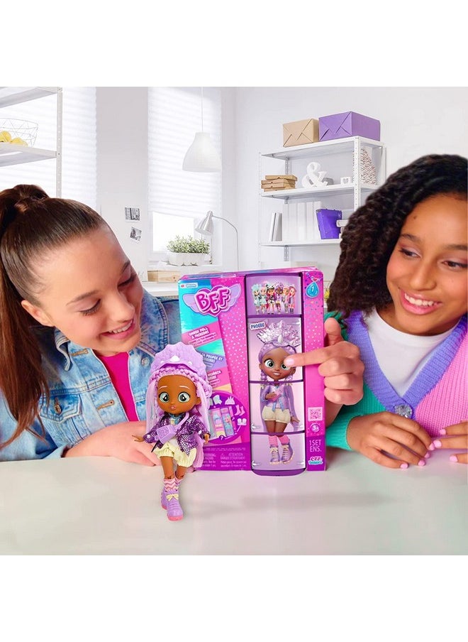 Toy Garrage BFF Phoebe Fashion Doll for Girls with 9+ Surprises Including Outfit and Accessories for Fashion Toy, Girls and Boys Ages 4 and Up, 7.8 Inch Doll (Phoebe)