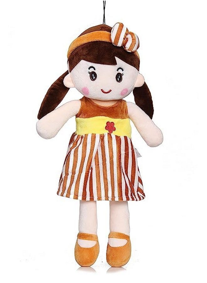 Glance Soft Cute Looking Beautiful Doll | Attractive Stuffed Toys | Grab Your Attention on Little Darling Doll (Brown Cute Doll 80cm)