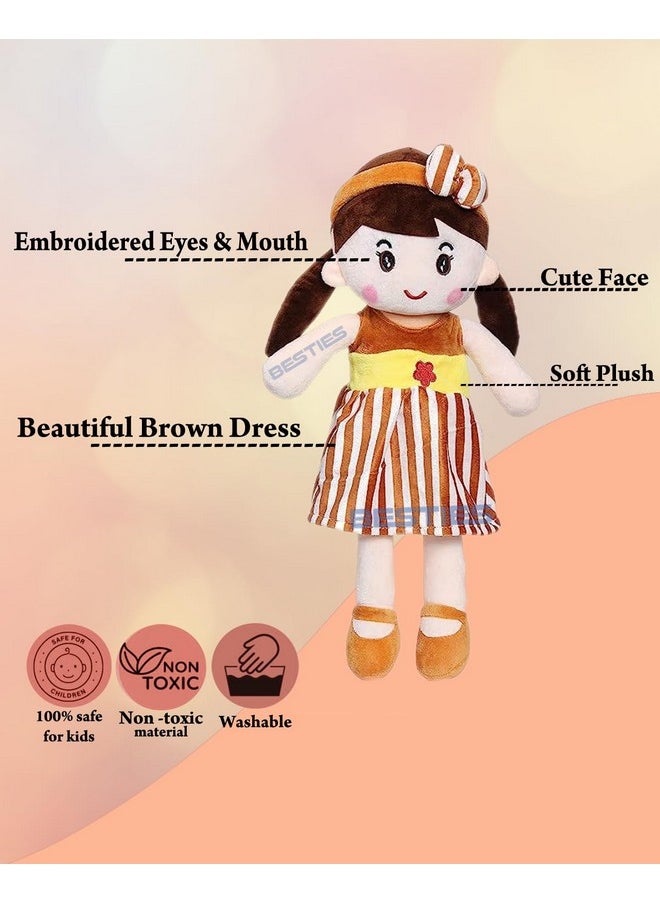Glance Soft Cute Looking Beautiful Doll | Attractive Stuffed Toys | Grab Your Attention on Little Darling Doll (Brown Cute Doll 80cm)