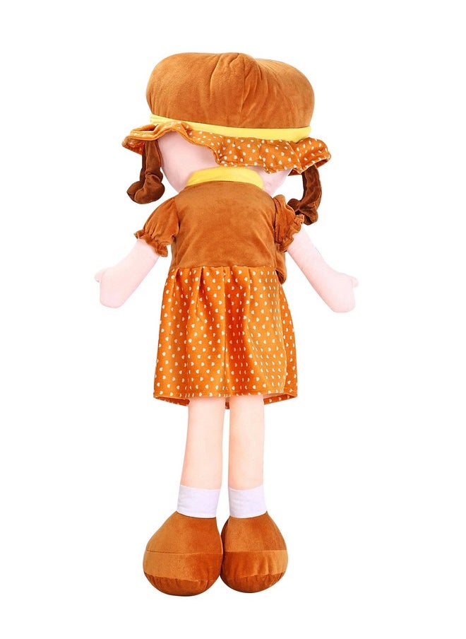 BESTIES Super Soft Stuffed Girl Winky Candy Doll (Winky Doll Brown, 60 cm)