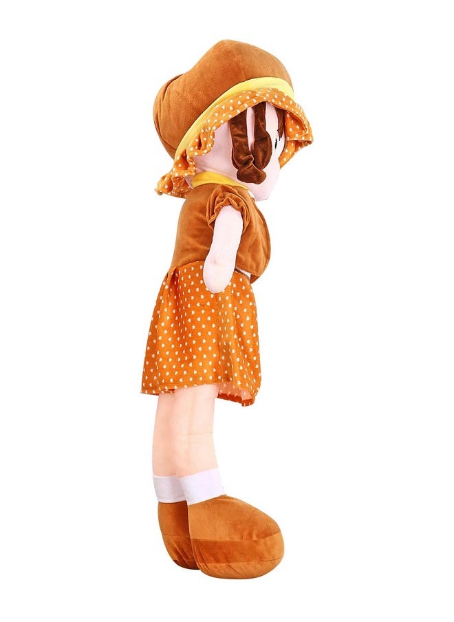 BESTIES Super Soft Stuffed Girl Winky Candy Doll (Winky Doll Brown, 60 cm)
