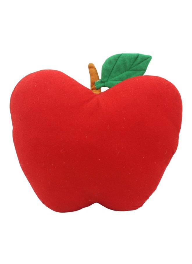 Tickles Apple Shape Soft Stuffed Plush Cushion Pillow for Kids Birthday Gifts (Size: 26 cm Color: Red)