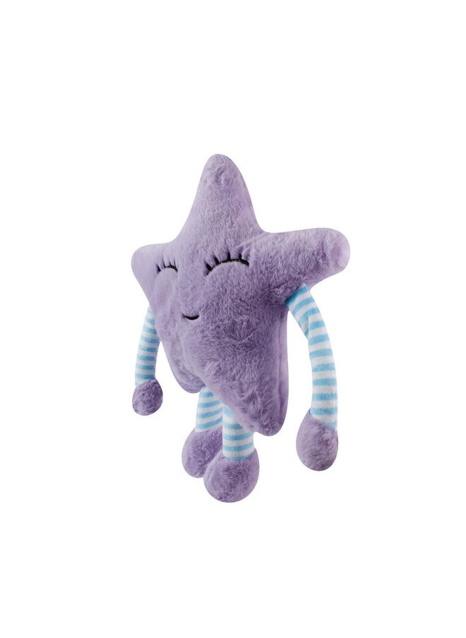 BESTIES Fibre Filled Stuffed Star Soft Toy Pillow with Arm & Leg for Baby of Plush Hugging Pillow Soft Toy for Kids Boy Girl Birthday Gift (Purple)