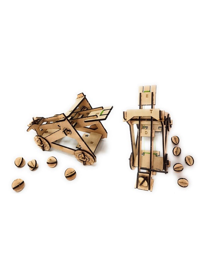 StepsToDo Catapult Making Kit | DIY STEM Model Kit | Make Your Own Catapult | Hands on Learning Toy