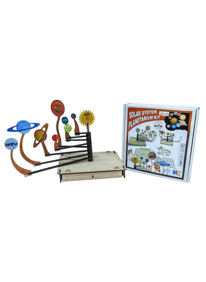 StepsToDo Make Your Own Solar System Wooden Kit. Solar System Planetarium DIY Kit. Astronomy Planet Model Stem Toys