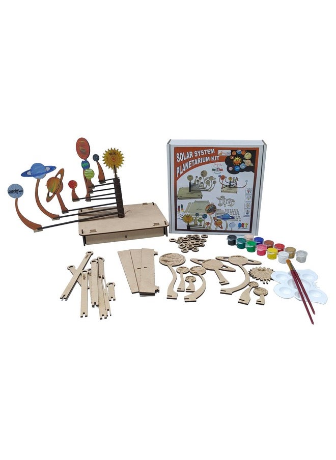 StepsToDo Make Your Own Solar System Wooden Kit. Solar System Planetarium DIY Kit. Astronomy Planet Model Stem Toys