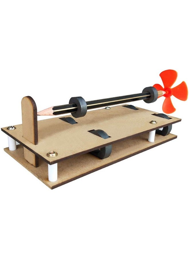 kit4curious magnetic levitation experiment school science project kit with report and instruction- Multi color