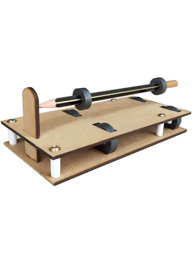 kit4curious magnetic levitation experiment school science project kit with report and instruction- Multi color