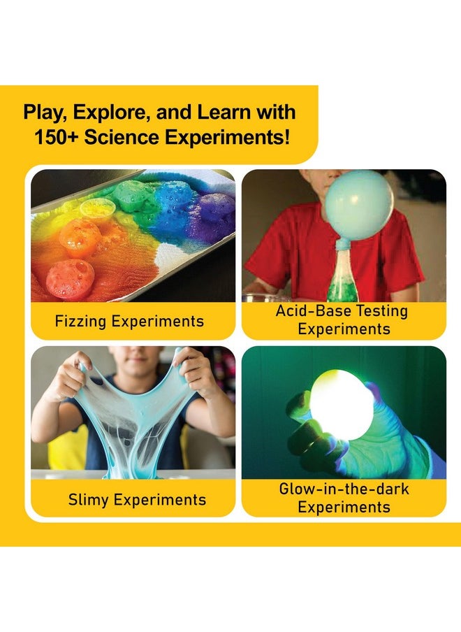 WONDRBOX 150+ Science Experiment Kit for Kids Ages 8 10 12 Year | Birthday Gifts Ideas for Kids | STEM School Project Learning Toy for Kids 8 9 10 11 12