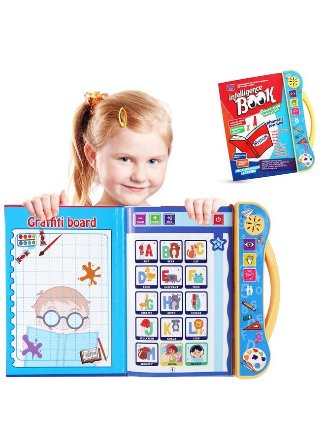 Toyshine Interactive E Learning Children Book Musical English Educational Phonetic Learning Book for 3+ Years, Model - Puzzle Fun,Multicolor