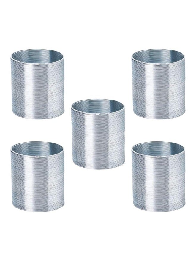 EISCO - Wave Form Helix, Scientific Slinky, Made of Tempered Steel Wire, Coil Dia. - 7.5 cm, 3 Meters Total Length (Pack of 5 Slinky)