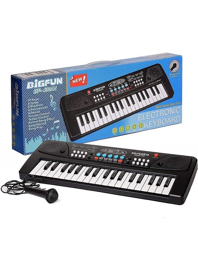 Webby 37 Key Keyboard Piano Musical Toy for Kids, DC Power Mode, Microphone and Recording