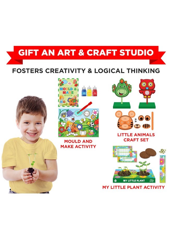 Einstein Box Featuring Disney Birthday Gift Set for 3 Year Old Boys & Girls | 3-in-1 Gift Set of Learning with Disney Characters Including Mickey & Minni Mouse, Simba & Others|