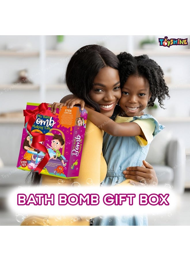 Toyshine My Bath Bomb Making Lab Stem Educational Learning Creative Fun Science Project DIY Activity Toy Kit for Boys and Girls 6+