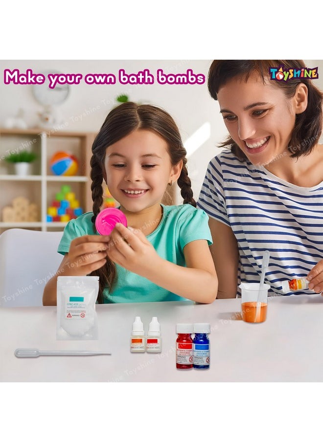 Toyshine My Bath Bomb Making Lab Stem Educational Learning Creative Fun Science Project DIY Activity Toy Kit for Boys and Girls 6+