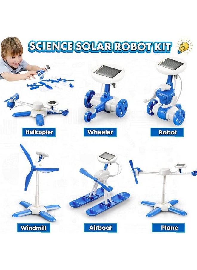 REES52 Solar Robot Science Kit Educational Toys for Kids Beginners, STEM Learning Building Toys for Boys Girls