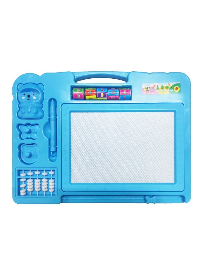 VGRASSP Magnetic Slate Toy for Kids - Very Useful and Easy to Use, Helps Children in Learning and How to Write, Read and Draw - Non-Toxic Board, Large - assorted color and design