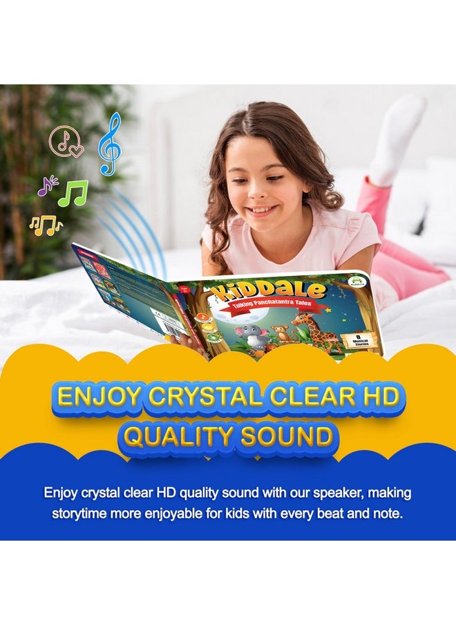 Kiddale 2-Pack Hindi and English Panchatantra Musical Interactive Sound Books