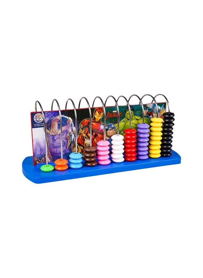 Ratna's Educational Abacus Senior Math's Learning Early Educational Kit Toy for Kids 3+ Years (Theme Avenger)