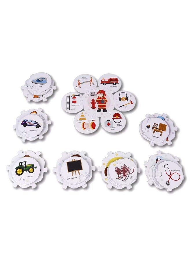 RATNA'S Our Helpers Jigsaw Puzzle Jigsaw Combo of 8 Different Helpers