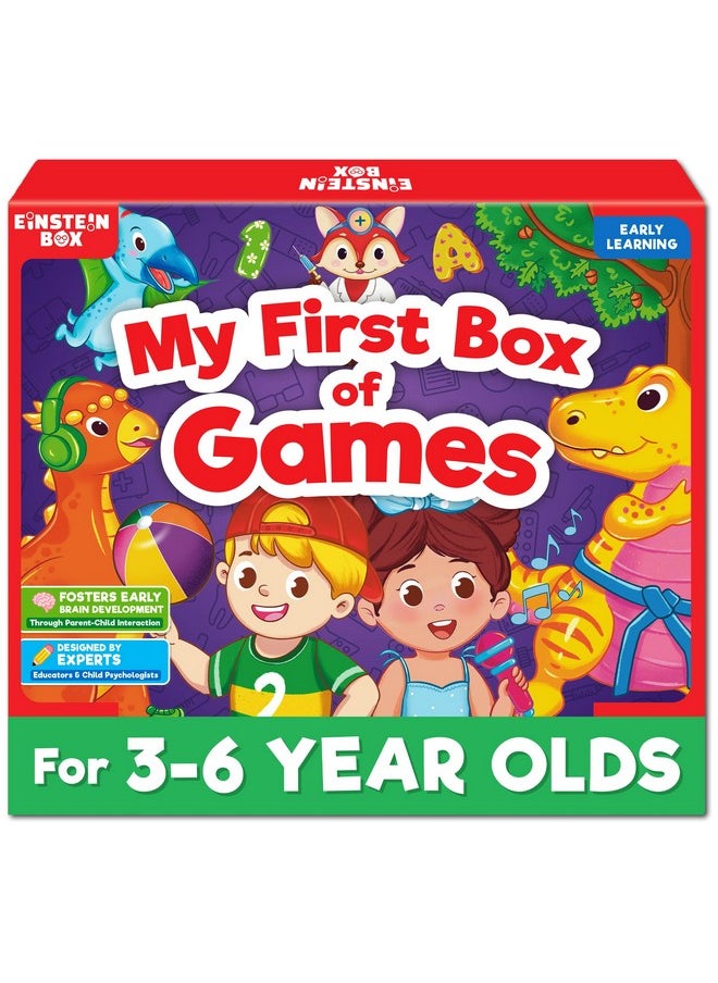 EINSTEIN BOX My First Box of Games for Kids 3+ Years Old | Toys & Gifts for Boys & Girls Ages 3,4,5,6 Years | Kids Games | Birthday Gift for Kids Ages 2,3,4,5 Years | Educational Toys |