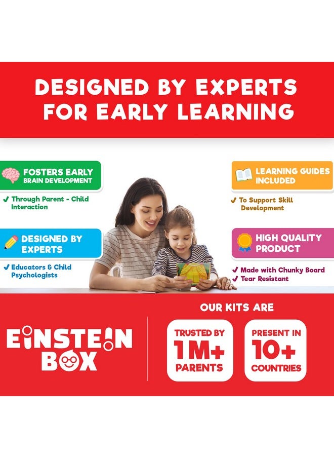 EINSTEIN BOX My First Box of Games for Kids 3+ Years Old | Toys & Gifts for Boys & Girls Ages 3,4,5,6 Years | Kids Games | Birthday Gift for Kids Ages 2,3,4,5 Years | Educational Toys |