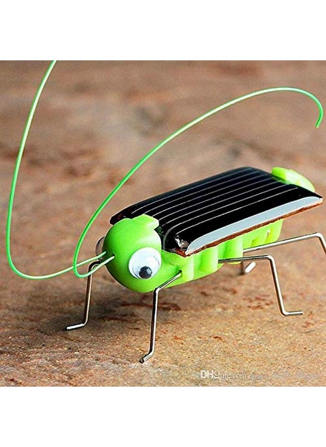 REES52 Mini Solar Grasshopper Toys for Chilren Solar Power Robot DIY Animal Toys