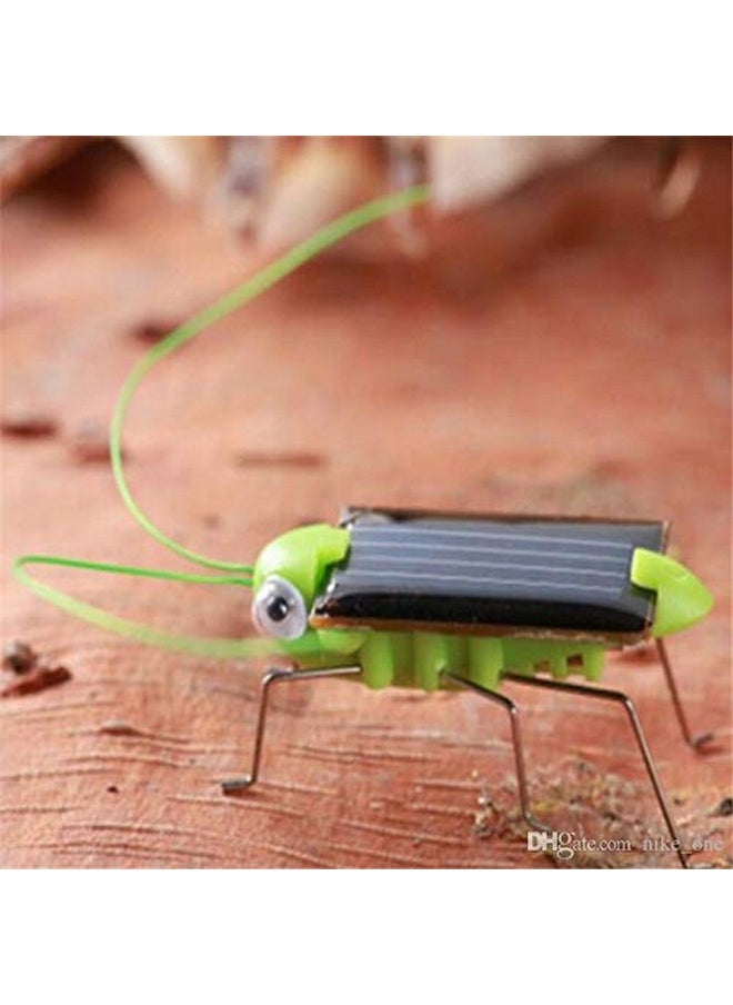 REES52 Mini Solar Grasshopper Toys for Chilren Solar Power Robot DIY Animal Toys